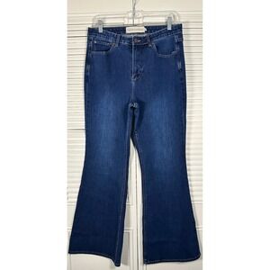 Soft Surroundings Women's Denim High Rise Flare Jeans Size 12‎